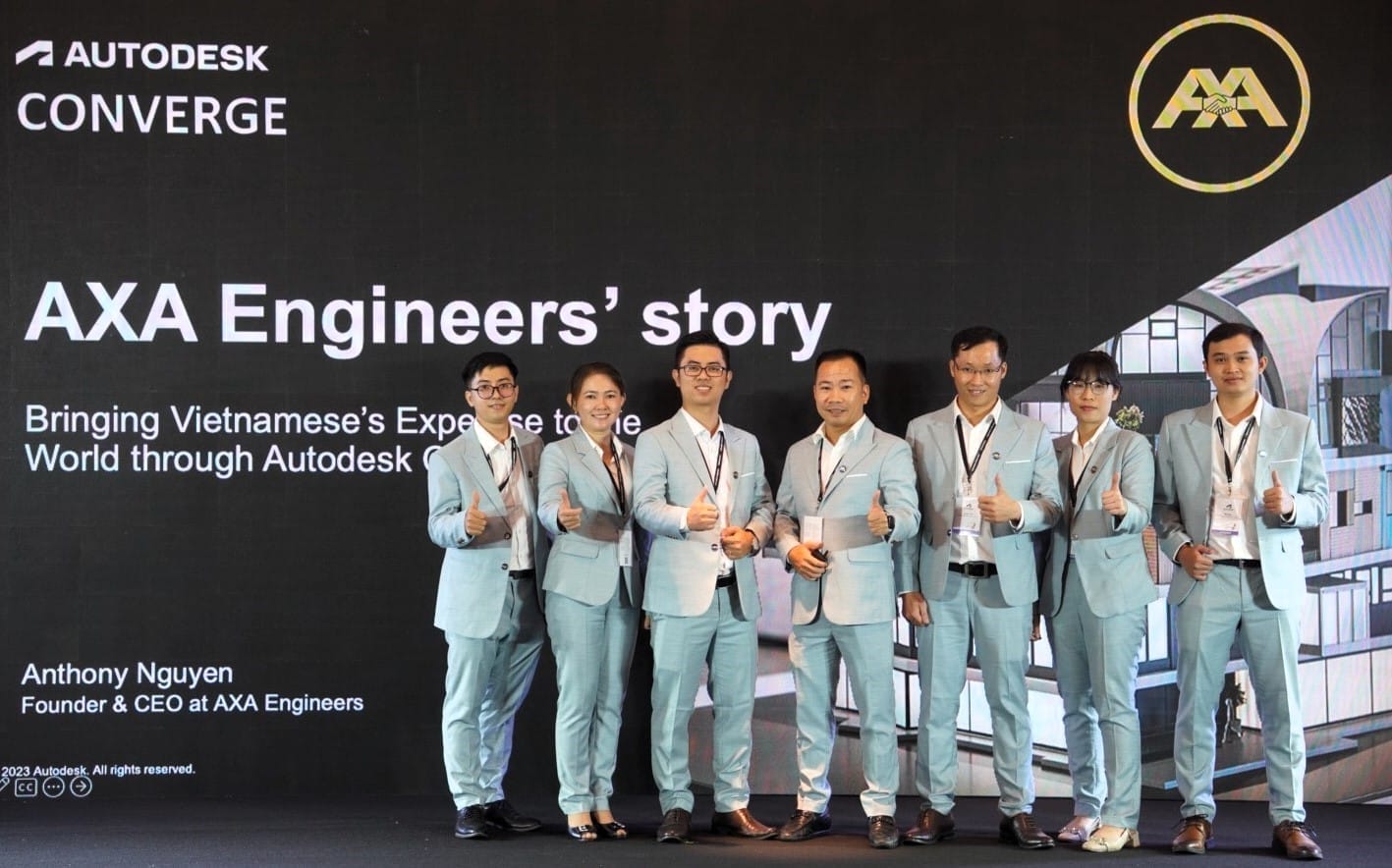 AXA Engineers was acknowledged as a success story at the event.