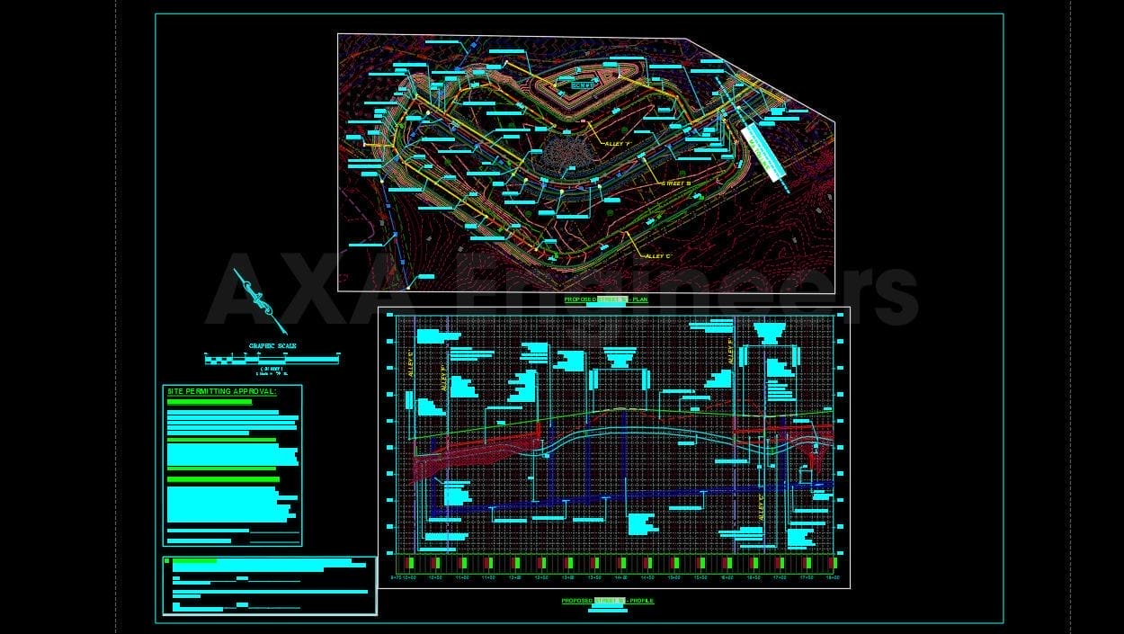 5.1. Plan Profile Old Faison Development 1