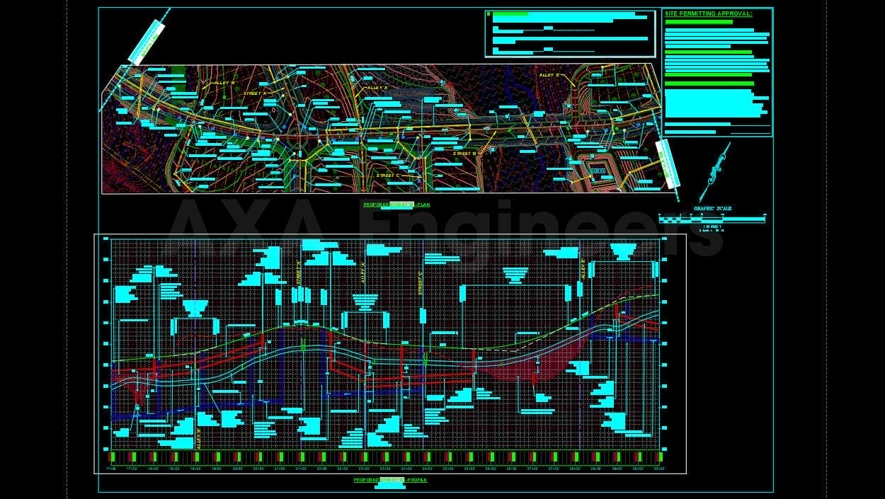 5.2. Plan Profile Old Faison Development 1